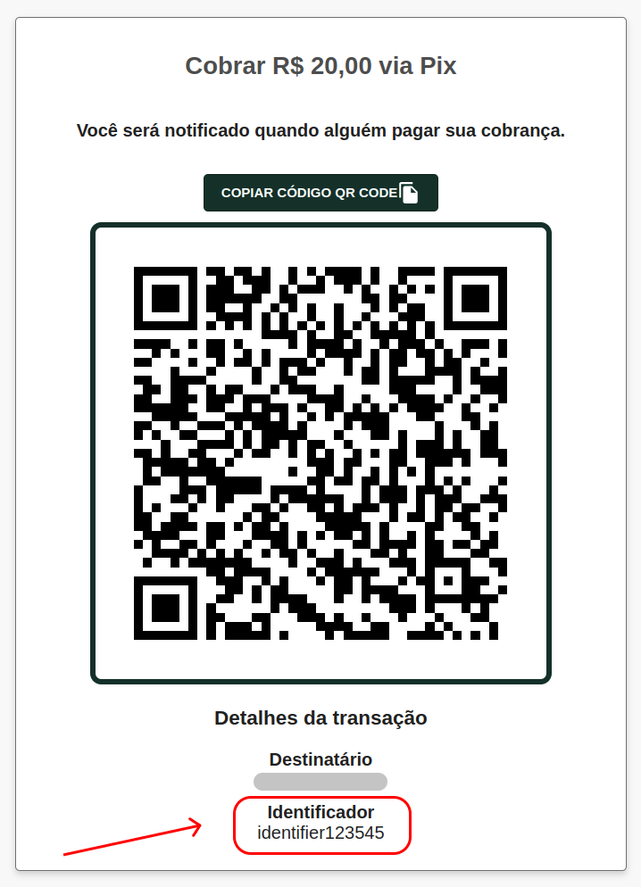 Identifier Example QRCode